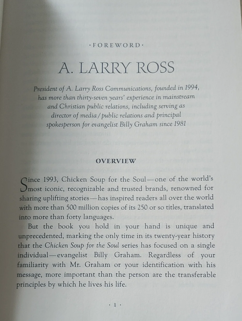 FALL READING: BILLY GRAHAM AND ME